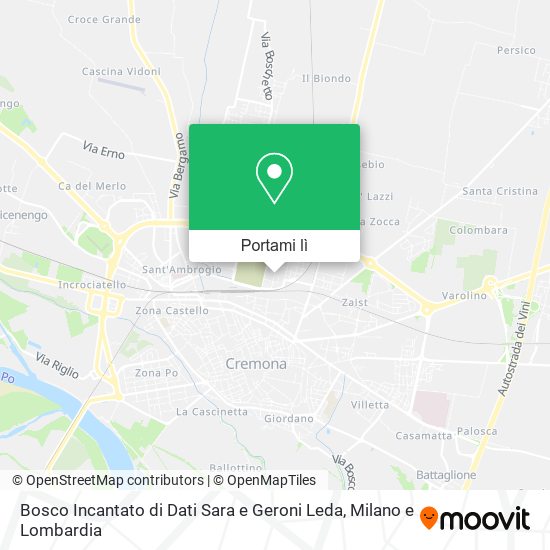 Mappa Bosco Incantato di Dati Sara e Geroni Leda