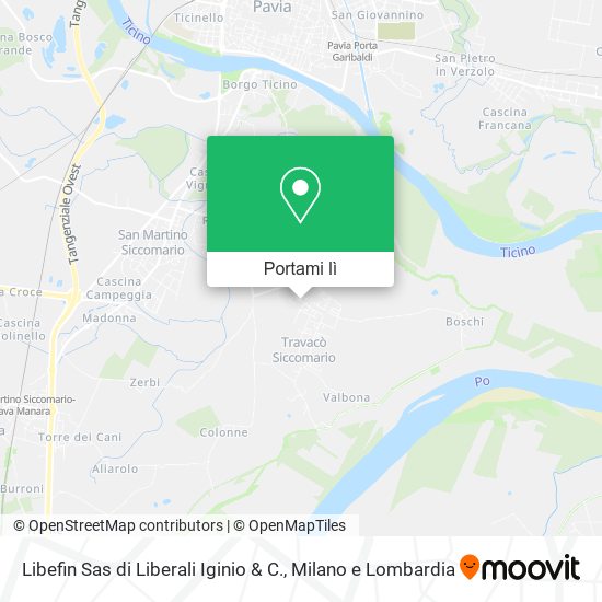 Mappa Libefin Sas di Liberali Iginio & C.