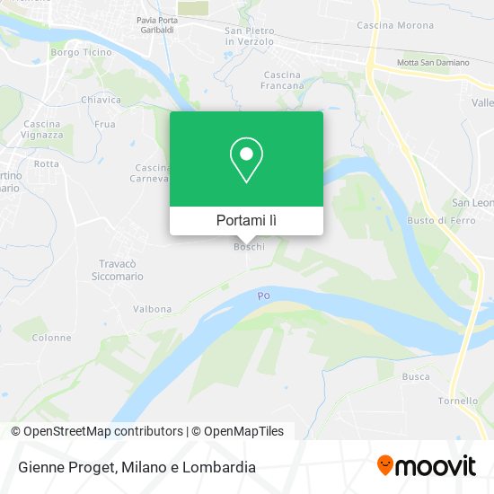Mappa Gienne Proget