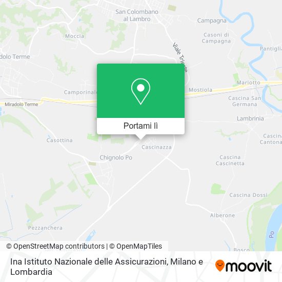 Mappa Ina Istituto Nazionale delle Assicurazioni
