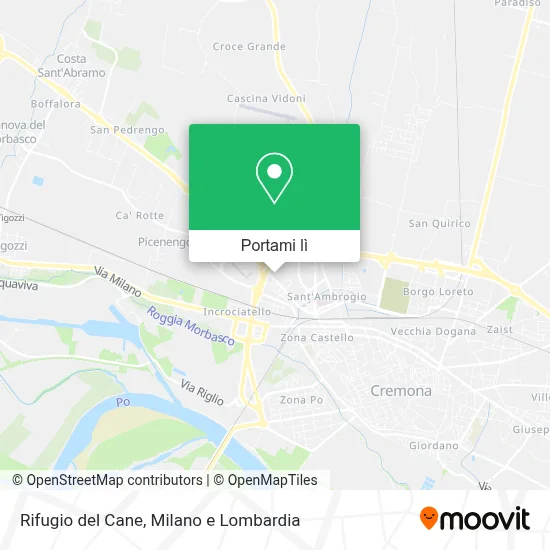 Mappa Rifugio del Cane