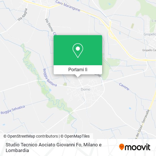 Mappa Studio Tecnico Aociato Giovanni Fo