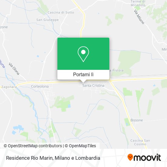 Mappa Residence Rio Marin