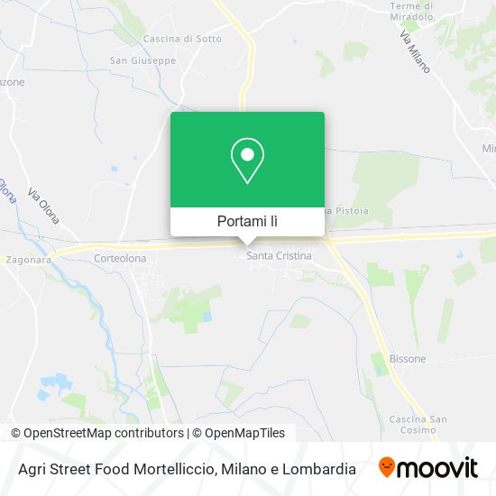Mappa Agri Street Food Mortelliccio
