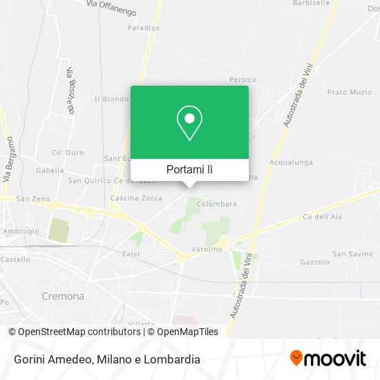 Mappa Gorini Amedeo