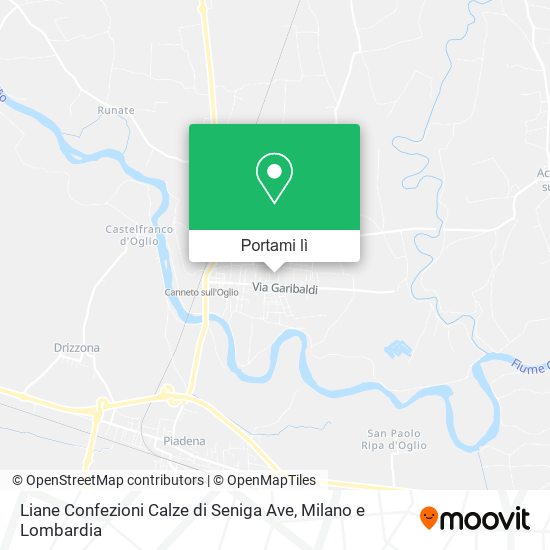 Mappa Liane Confezioni Calze di Seniga Ave