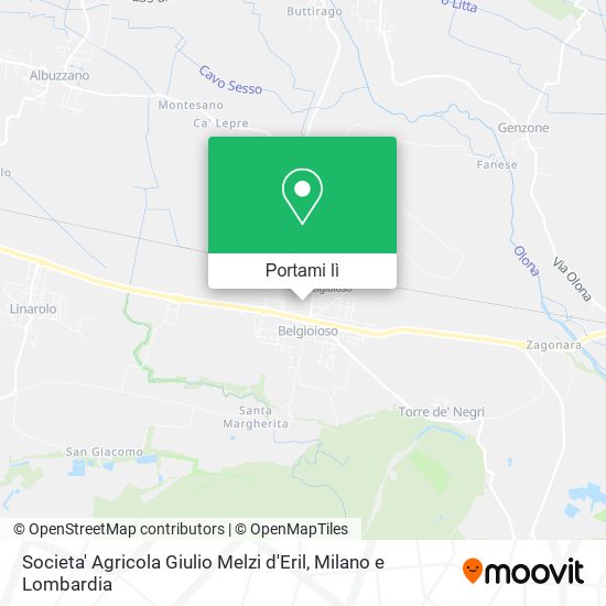 Mappa Societa' Agricola Giulio Melzi d'Eril
