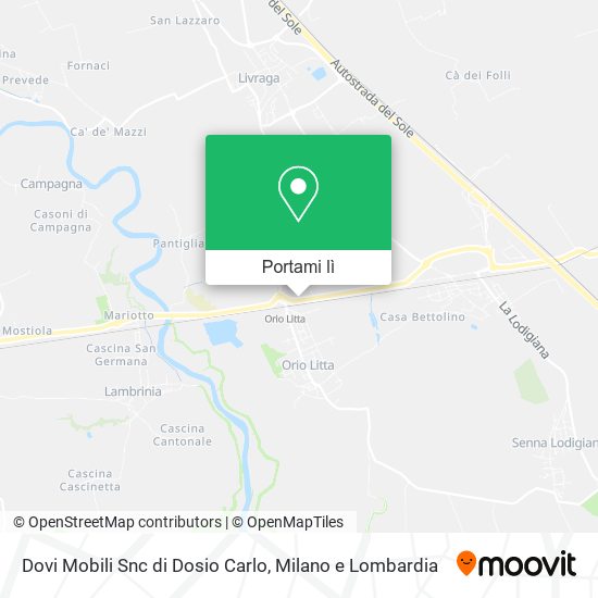 Mappa Dovi Mobili Snc di Dosio Carlo