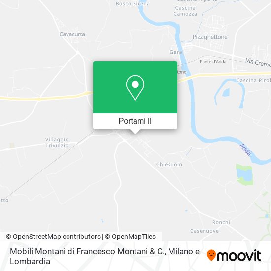Mappa Mobili Montani di Francesco Montani & C.