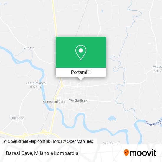 Mappa Baresi Cave
