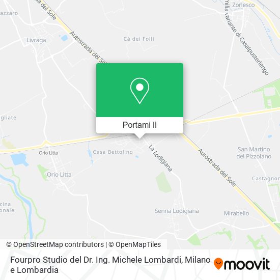 Mappa Fourpro Studio del Dr. Ing. Michele Lombardi