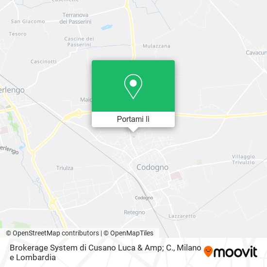 Mappa Brokerage System di Cusano Luca & Amp; C.