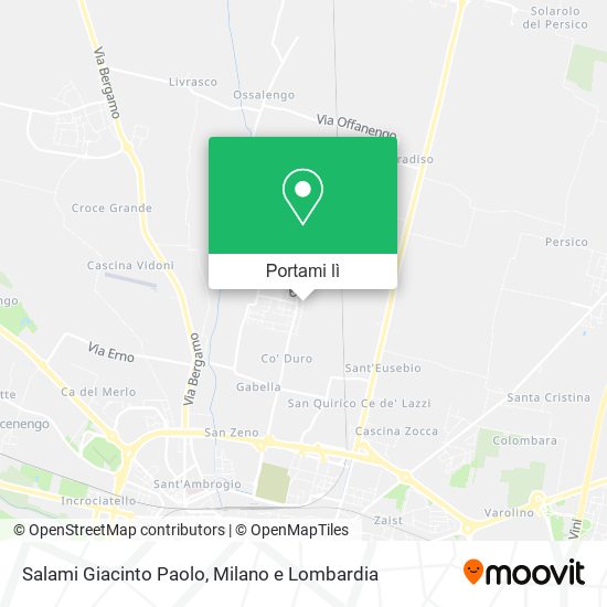 Mappa Salami Giacinto Paolo