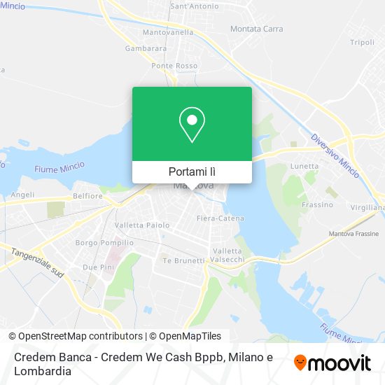 Mappa Credem Banca - Credem We Cash Bppb