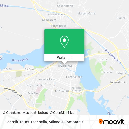Mappa Cosmik Tours Tacchella