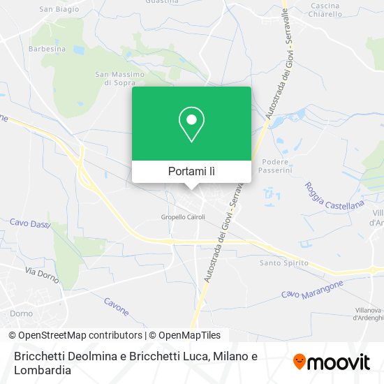Mappa Bricchetti Deolmina e Bricchetti Luca