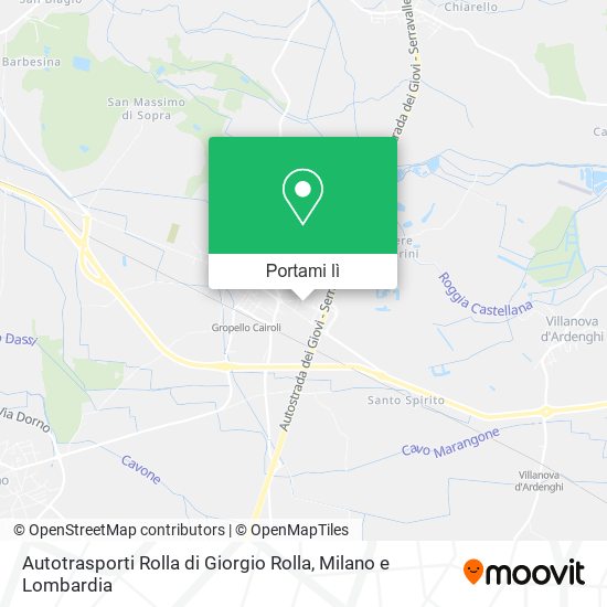 Mappa Autotrasporti Rolla di Giorgio Rolla