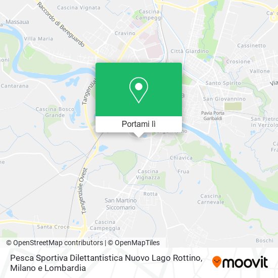Mappa Pesca Sportiva Dilettantistica Nuovo Lago Rottino