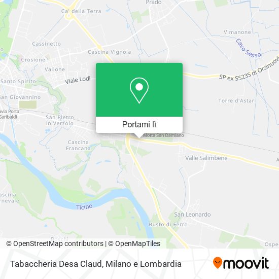 Mappa Tabaccheria Desa Claud