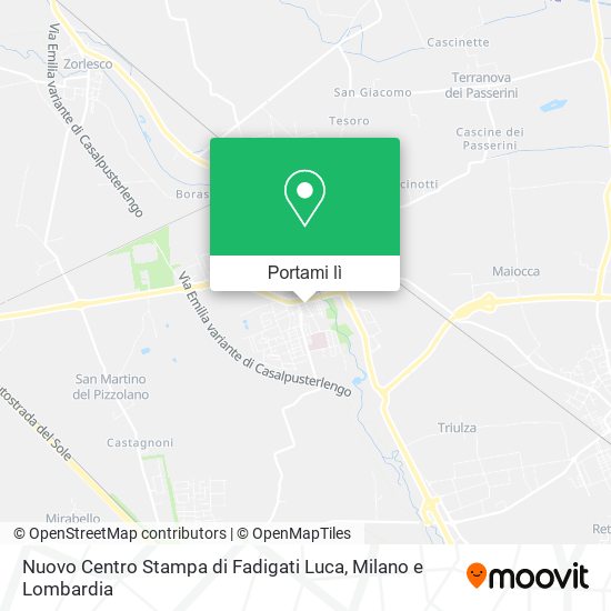 Mappa Nuovo Centro Stampa di Fadigati Luca