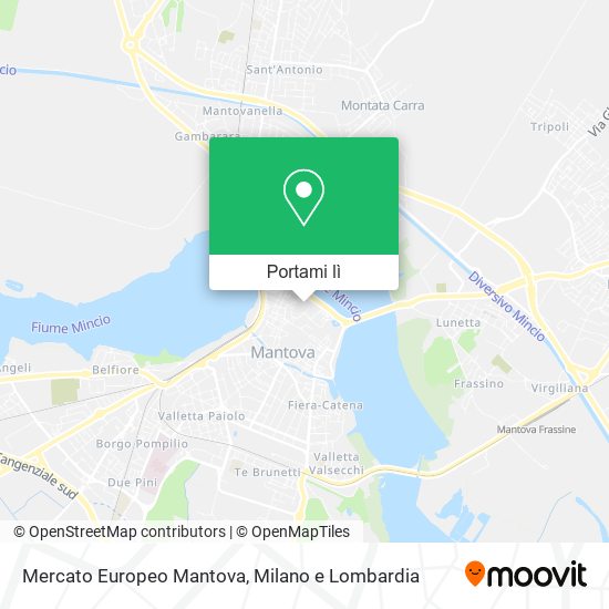 Mappa Mercato Europeo Mantova