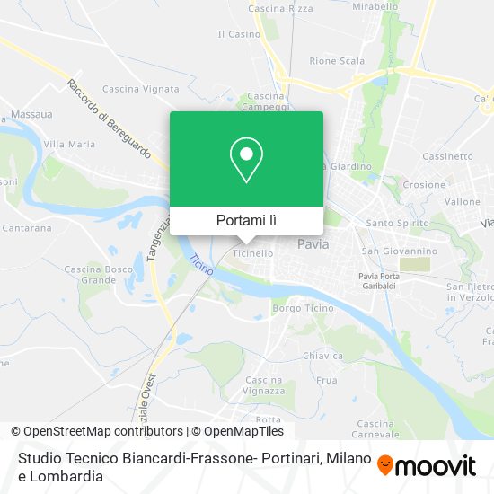 Mappa Studio Tecnico Biancardi-Frassone- Portinari