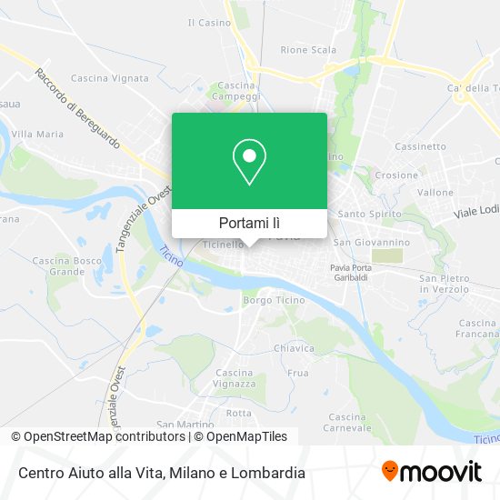 Mappa Centro Aiuto alla Vita
