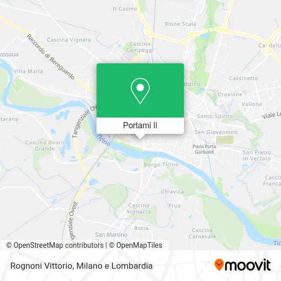Mappa Rognoni Vittorio