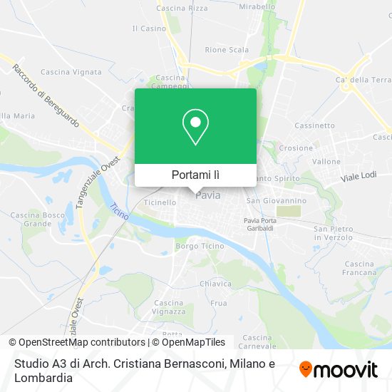 Mappa Studio A3 di Arch. Cristiana Bernasconi