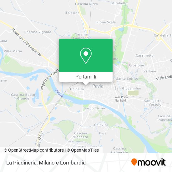 Mappa La Piadineria