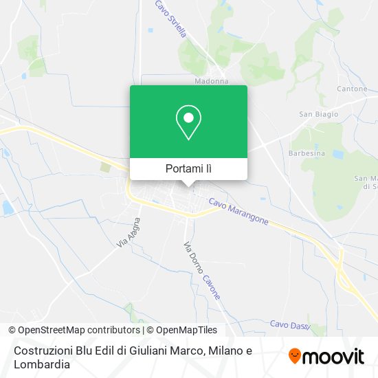 Mappa Costruzioni Blu Edil di Giuliani Marco
