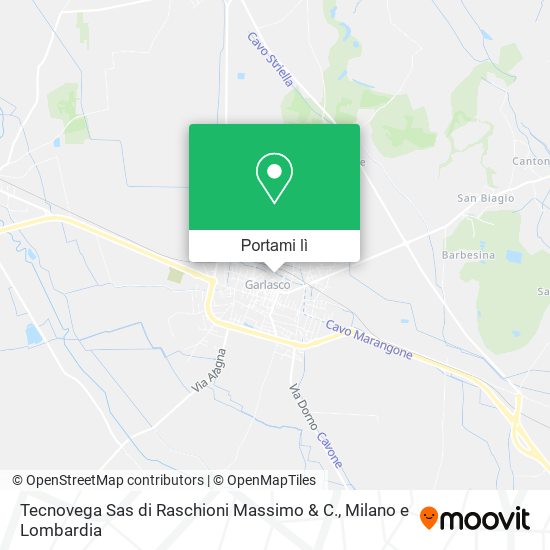 Mappa Tecnovega Sas di Raschioni Massimo & C.