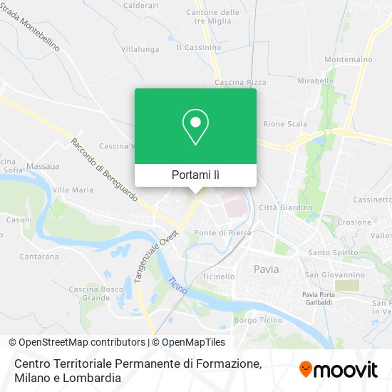 Mappa Centro Territoriale Permanente di Formazione