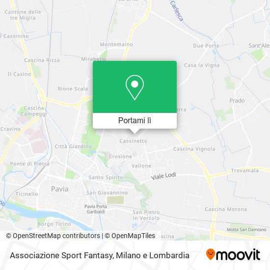 Mappa Associazione Sport Fantasy