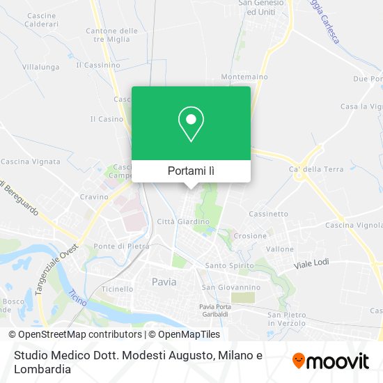 Mappa Studio Medico Dott. Modesti Augusto