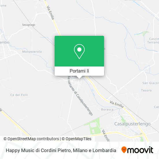 Mappa Happy Music di Cordini Pietro