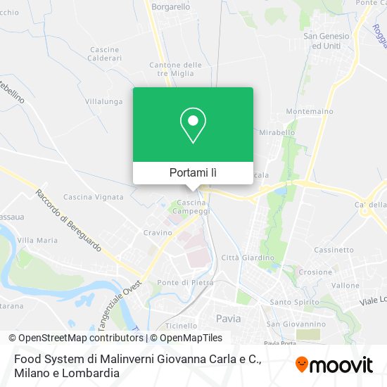 Mappa Food System di Malinverni Giovanna Carla e C.