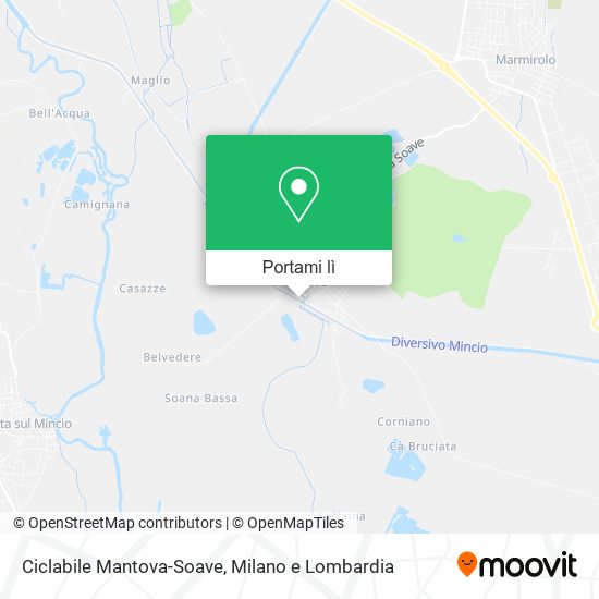 Mappa Ciclabile Mantova-Soave