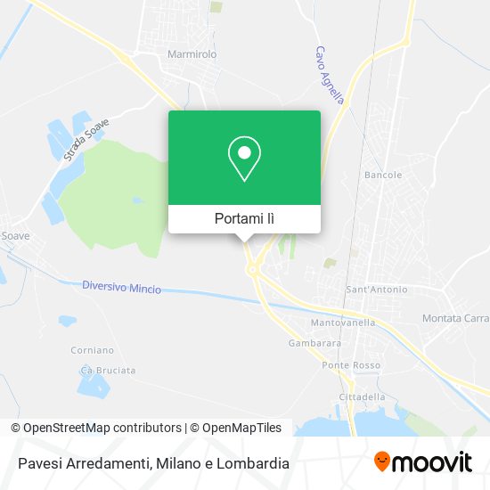 Mappa Pavesi Arredamenti
