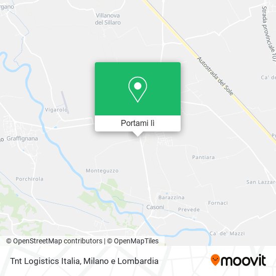 Mappa Tnt Logistics Italia