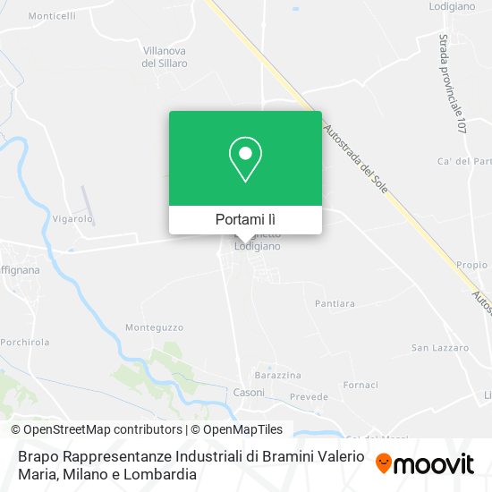 Mappa Brapo Rappresentanze Industriali di Bramini Valerio Maria