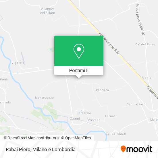 Mappa Rabai Piero