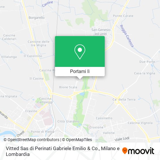 Mappa Vitted Sas di Perinati Gabriele Emilio & Co.