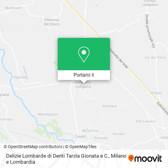 Mappa Delizie Lombarde di Denti Tarzia Gionata e C.