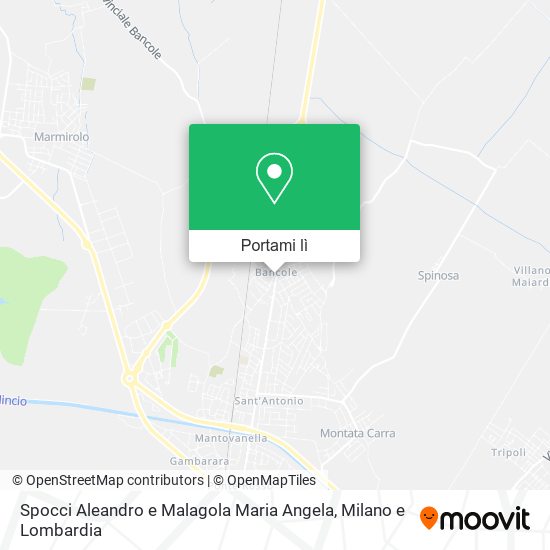 Mappa Spocci Aleandro e Malagola Maria Angela