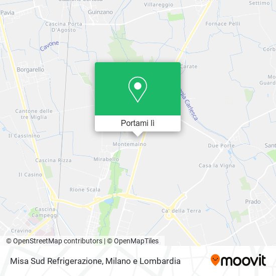 Mappa Misa Sud Refrigerazione