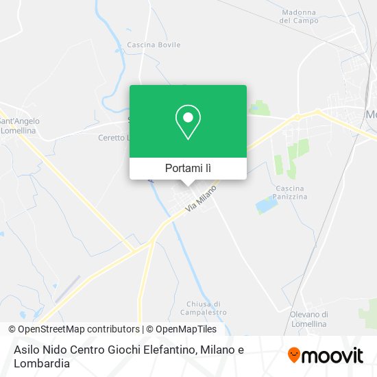 Mappa Asilo Nido Centro Giochi Elefantino
