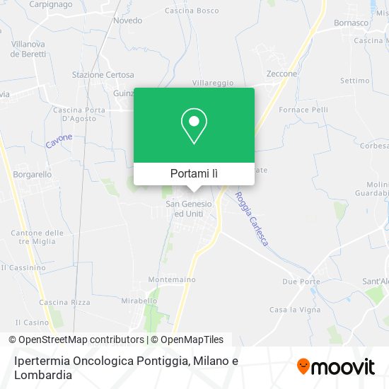 Mappa Ipertermia Oncologica Pontiggia