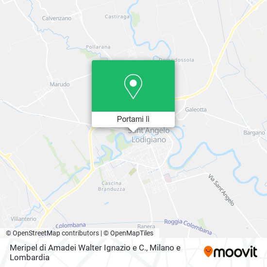 Mappa Meripel di Amadei Walter Ignazio e C.