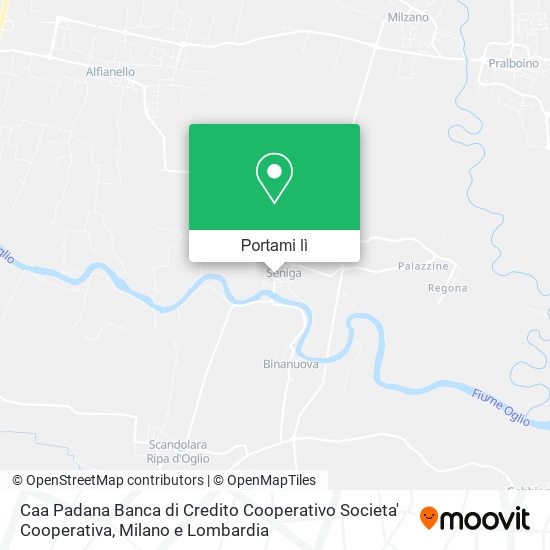 Mappa Caa Padana Banca di Credito Cooperativo Societa' Cooperativa